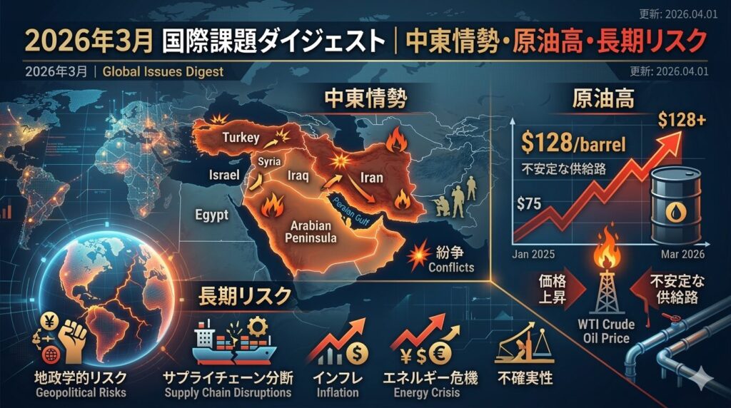 2026年3月国際課題　最新ダイジェスト