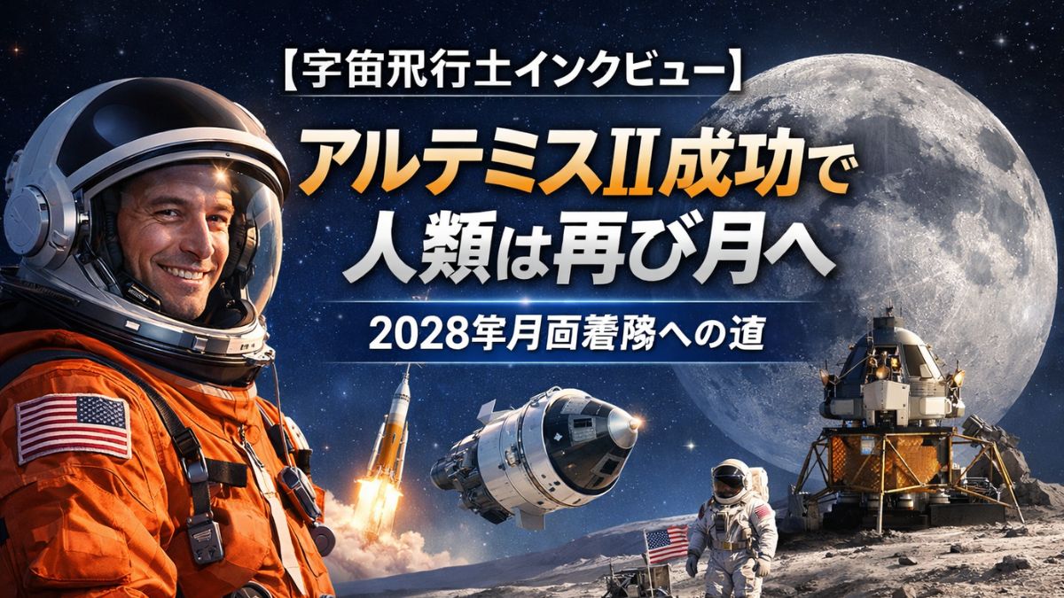 アルテミス２宇宙飛行士インタビュー