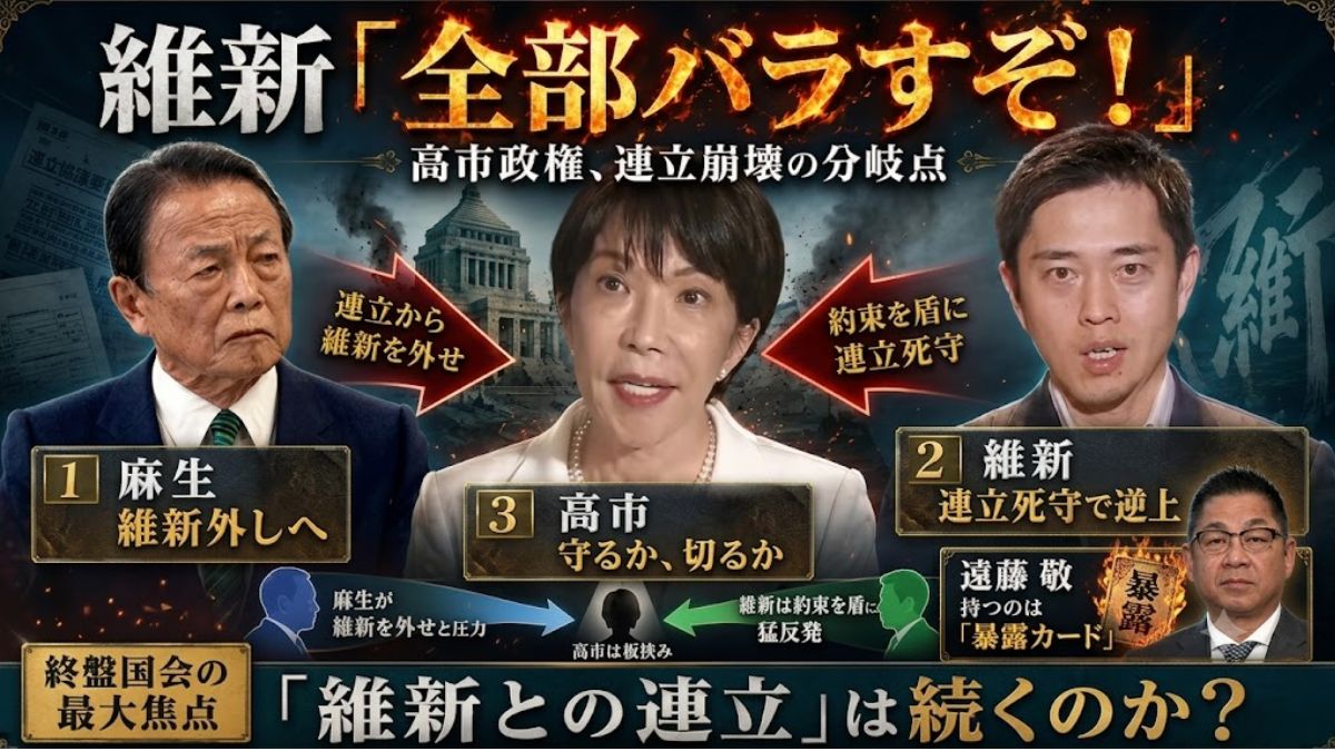 高市政権交代のシナリオ